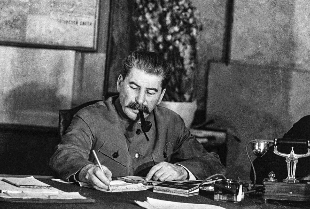 Joseph Staline en avril 1939