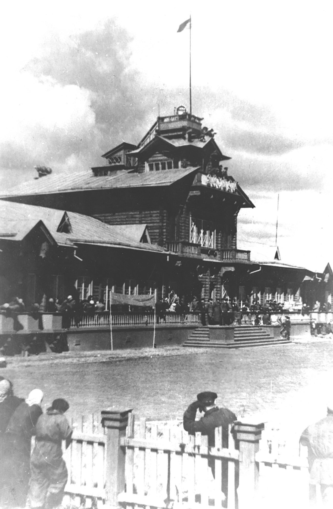 Аэропорт в Якутске, 1945-1955.