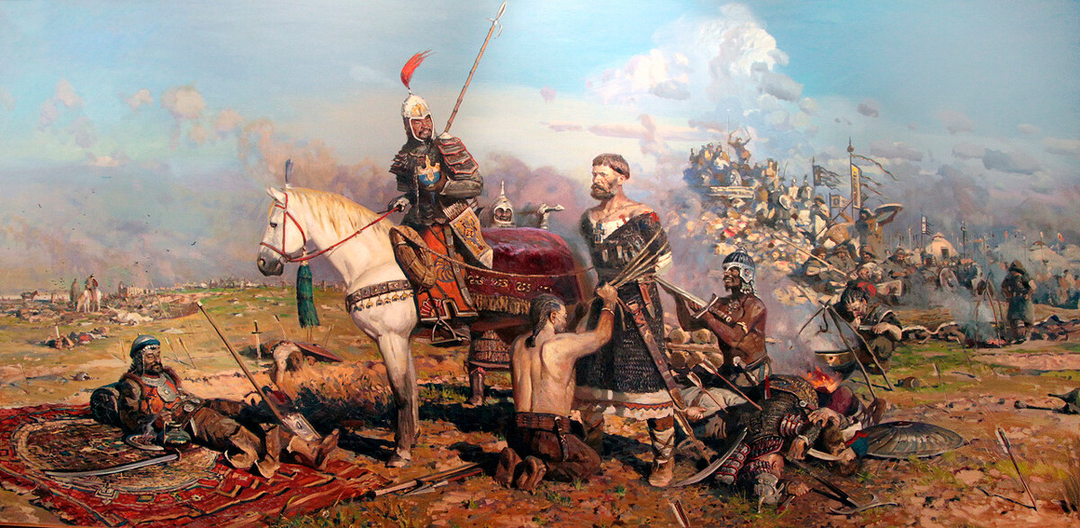 Kalka, 1996. Pintura de Pavel Rijenko.