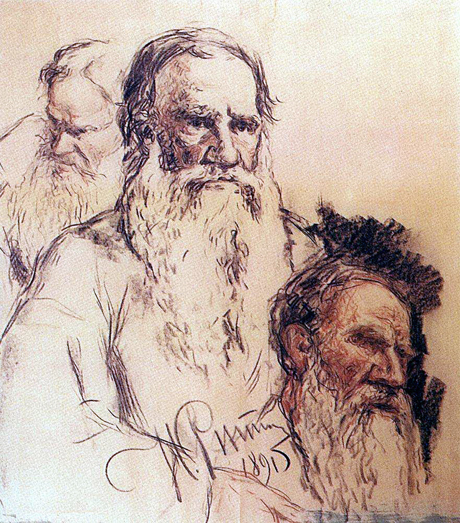Етюди на Л. Н. Толстой. 1891