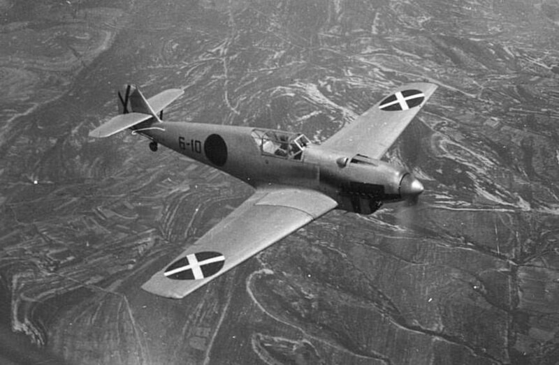 Me-109 de la Legión Condor alemana.