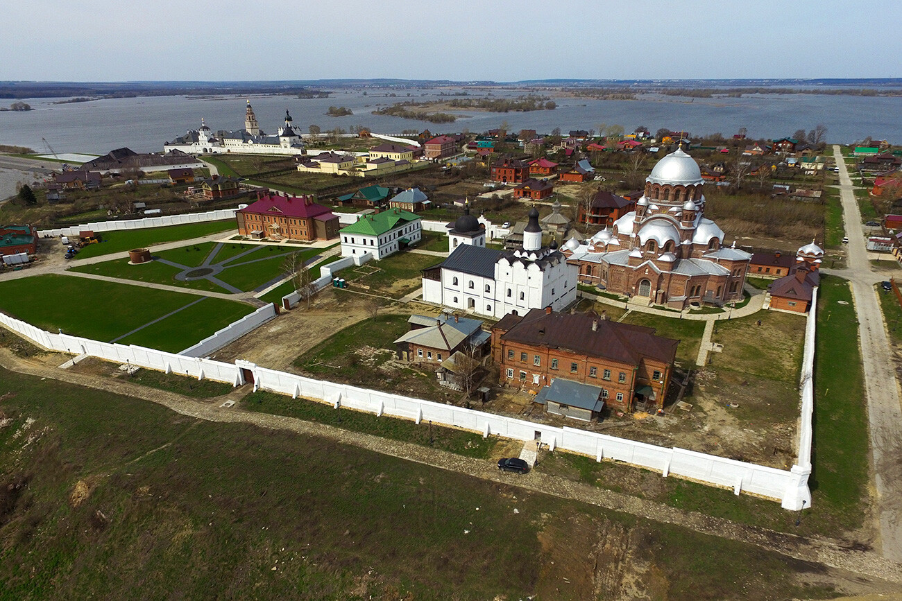 Cidade de Sviajsk, no distrito de Zelenodolsk, no Tatarstão.