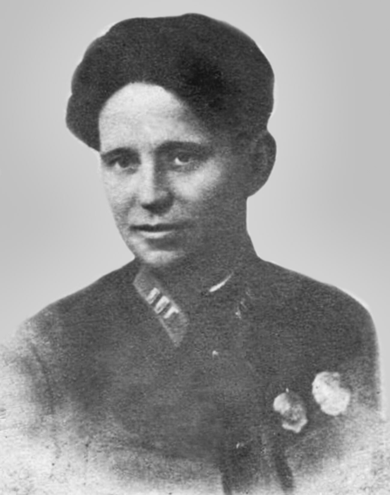 Паулина Ивановна Онушонок, 1933, начелница одељења Лењинградске милиције.