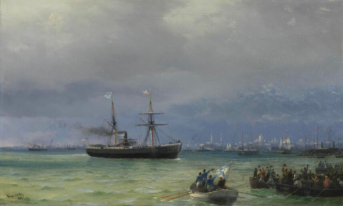 'Barco de socorro', 1892