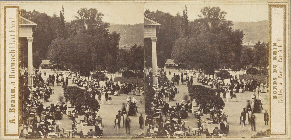 Promenade in Baden-Baden, 1860 