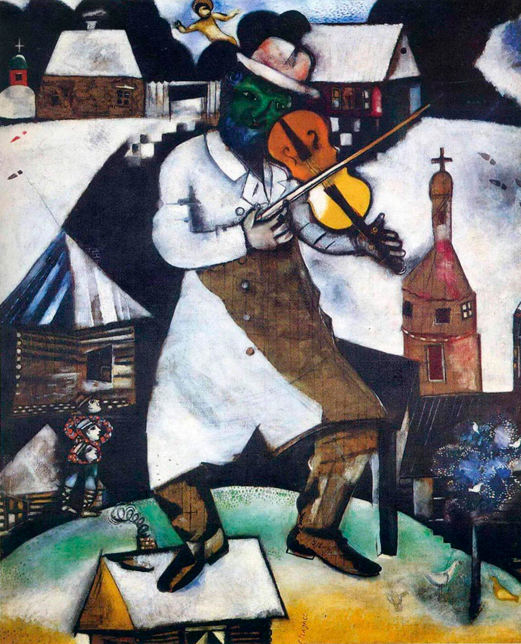 ‘El violinista verde’, Marc Chagall