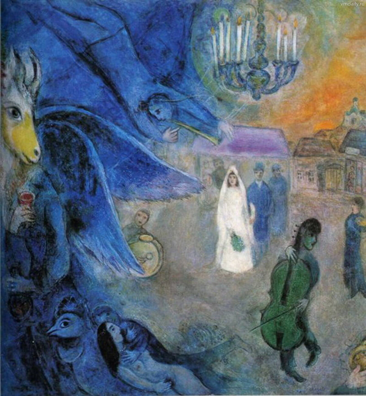 ‘Las luces del matrimonio’, Marc Chagall