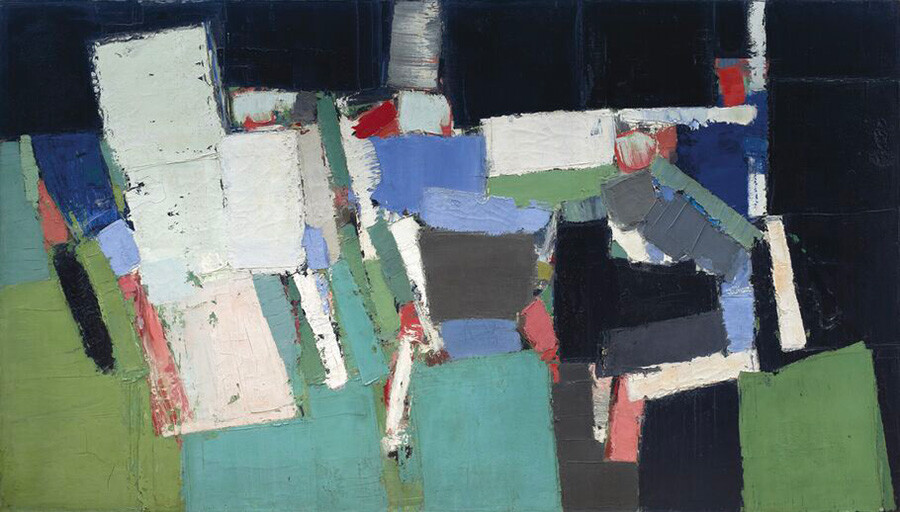 Nicolas de Staël. Parc des Princes (“Les grands footballeurs”), 1952