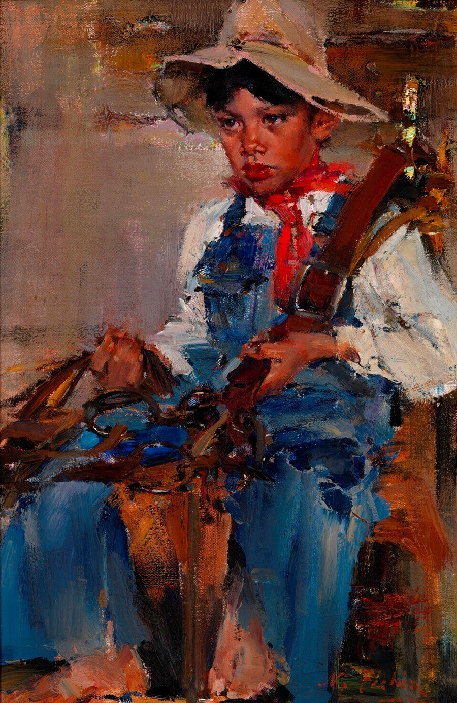 Николай Фешин. «Маленький ковбой», 1940