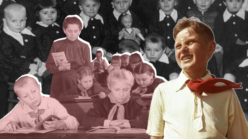 How Soviet children were raised and educated