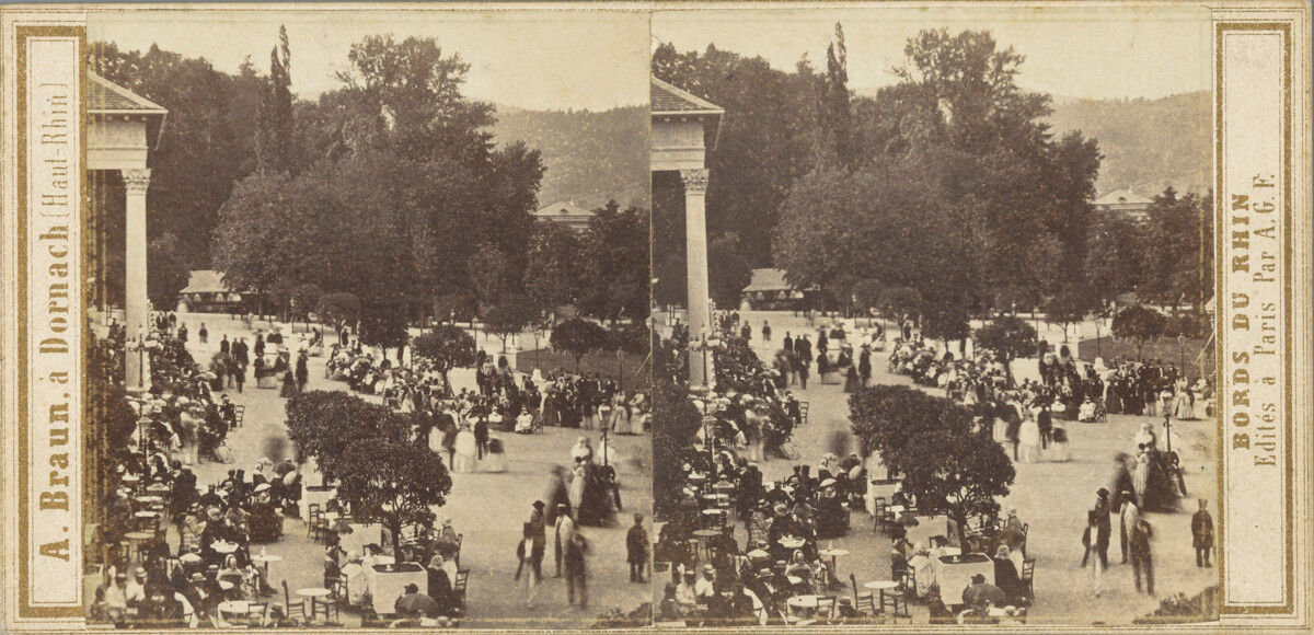 Promenade in Baden-Baden, 1860