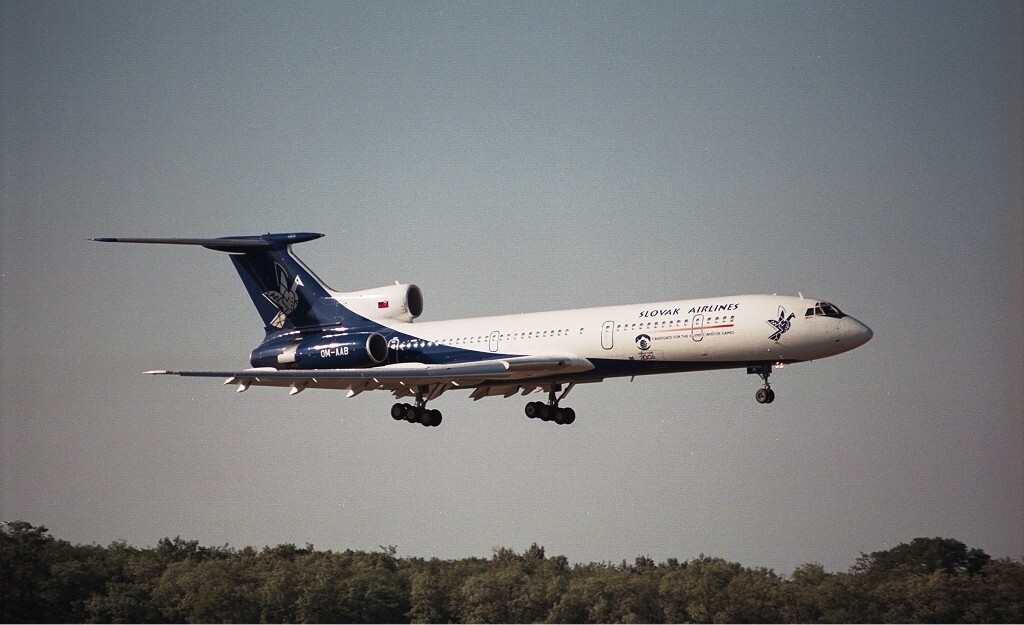 Tu-154 de las líneas aéreas eslovacas