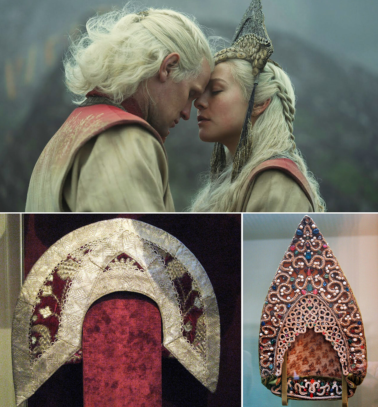  Ренира в сватбения си ден и два съветски кокошника 