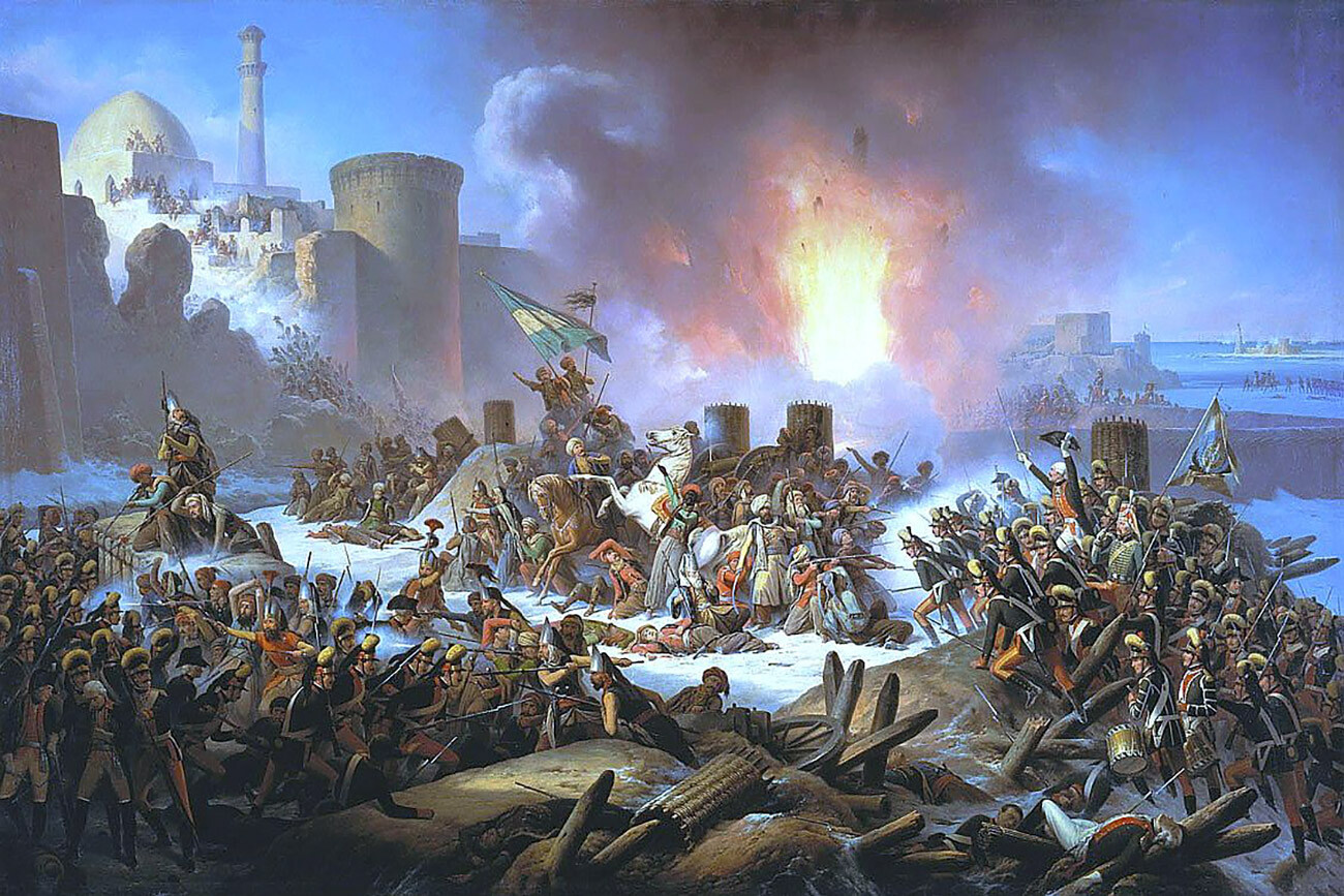 The siege of the fortress of Ochakov.