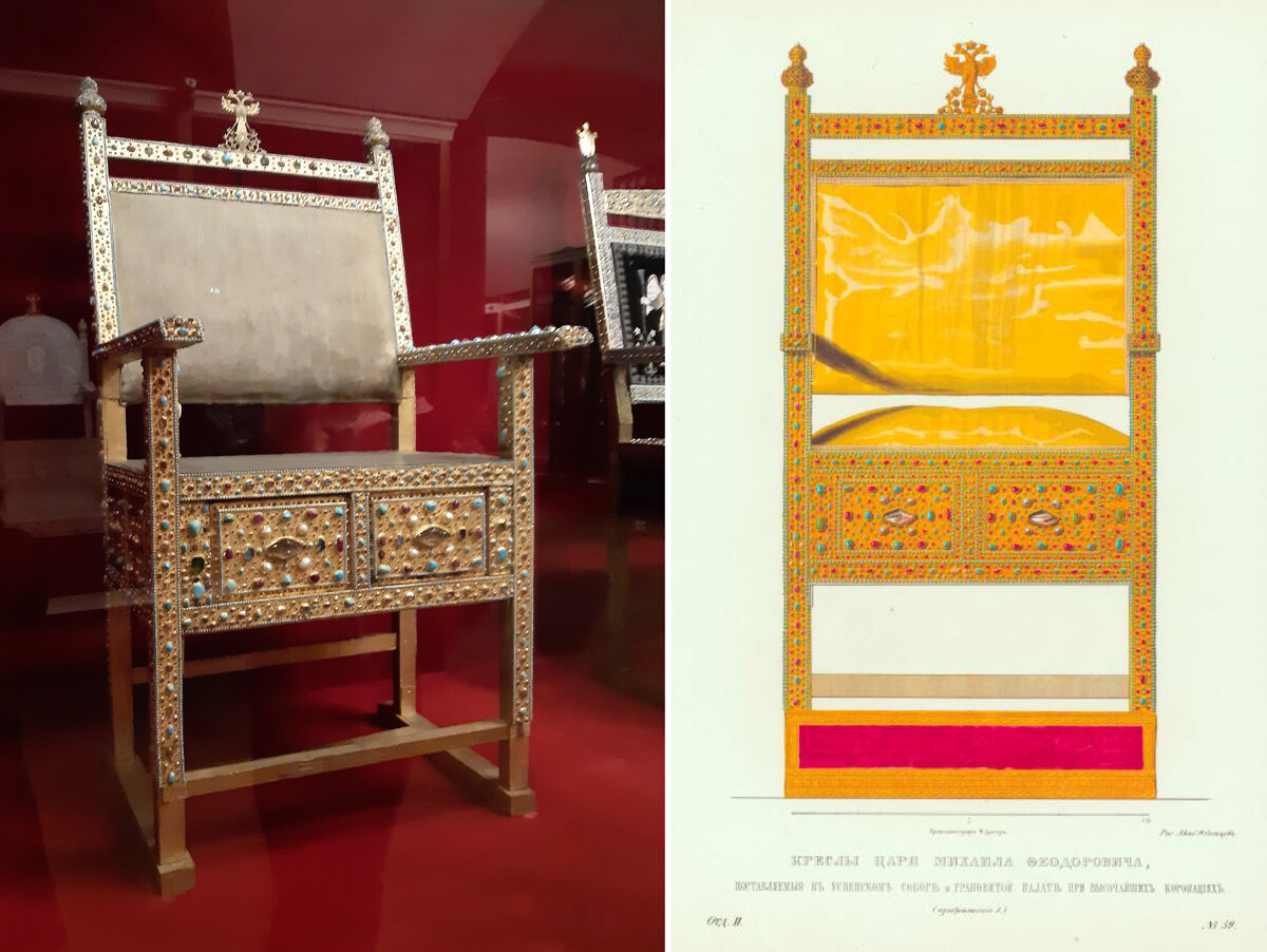  Тронът на Михаил Фьодорович; Илюстраор Фьодор Солнцев 