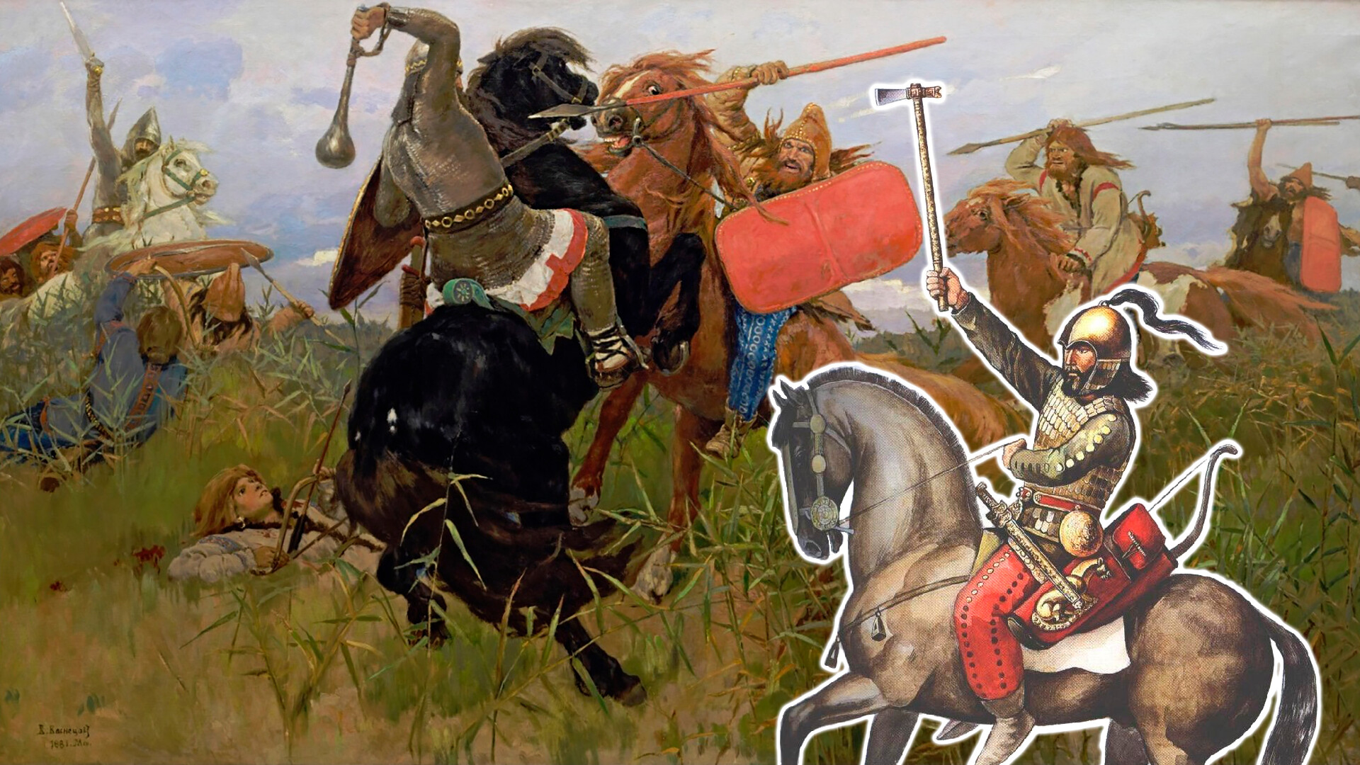 Viktor Vasnecov / Ruski muzej / Javna domena; Skitski bojevnik, druga polovica 7. in 6. stoletja pred našim štetjem / GNU Free