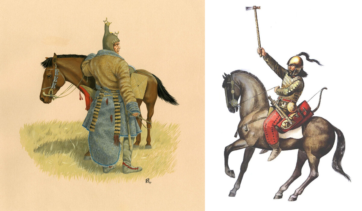 Scythian horsemen. 