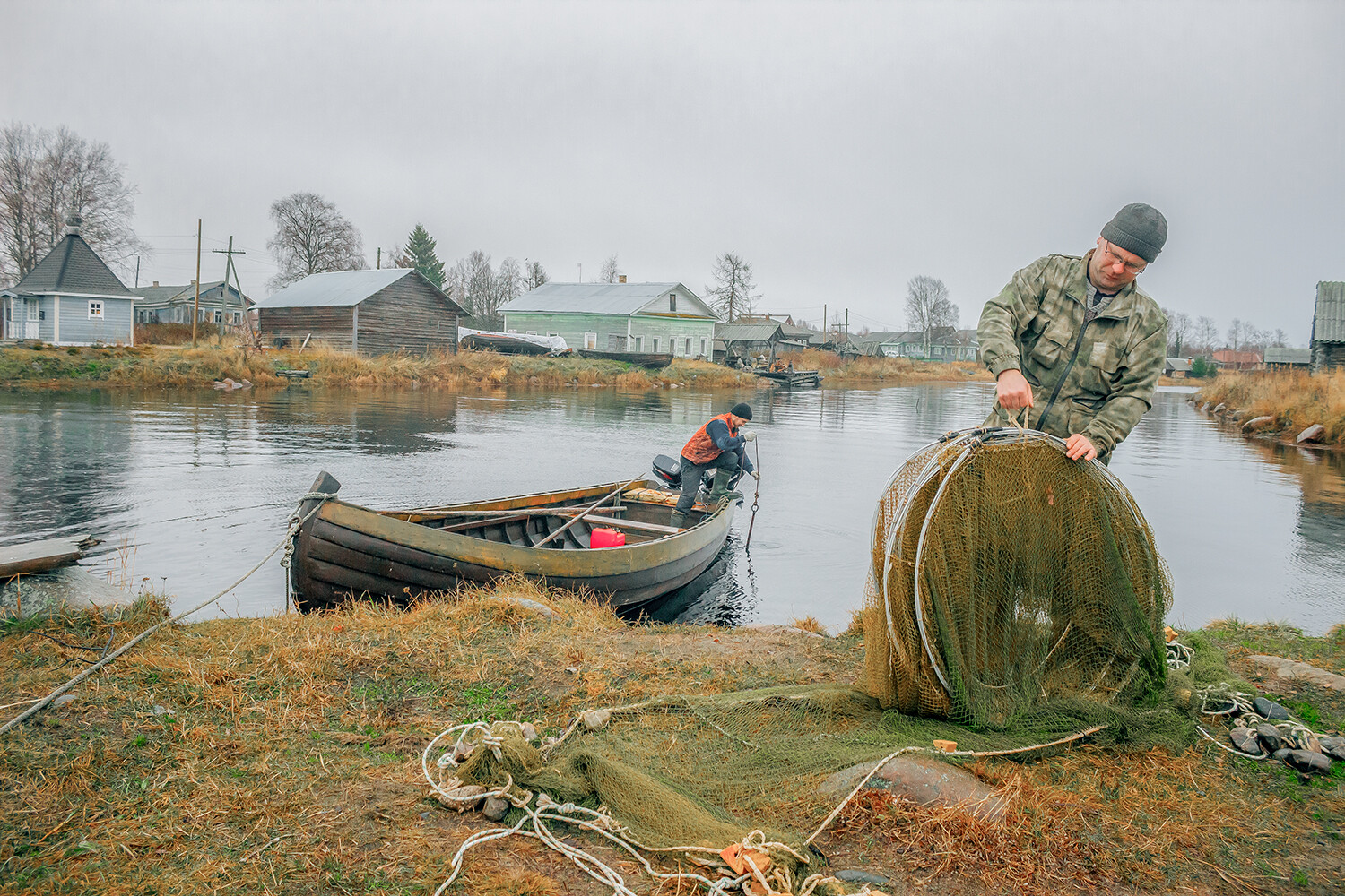 The fishing crew.