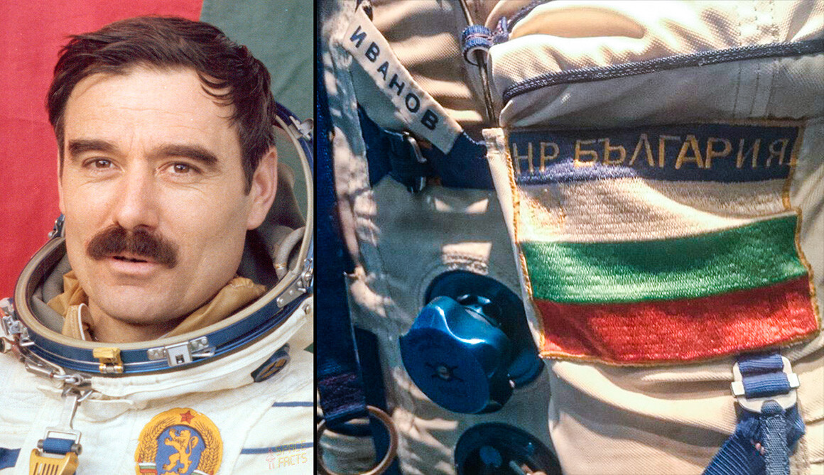 The space suit of Georgi Ivanov from his flight on Soyuz 33 