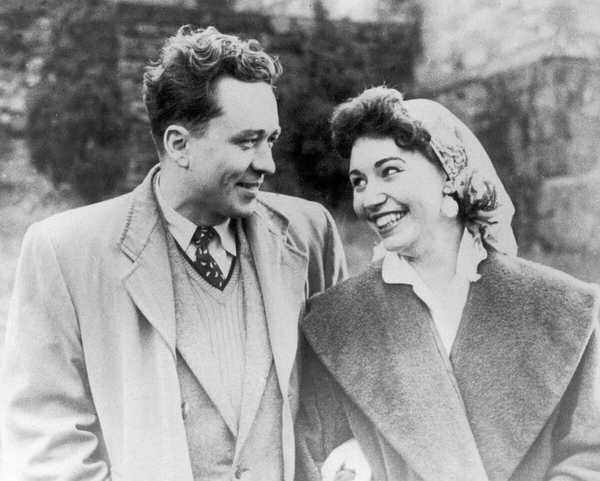 Gordon Lonsdale con Carla. Portland Spy Ring. 1961 