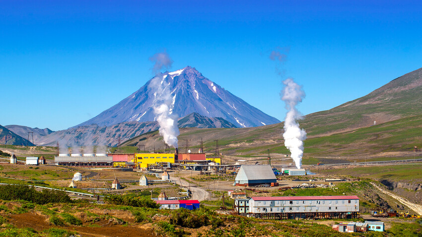 La centrale geotermica di Mutnovskaja in Kamchatka