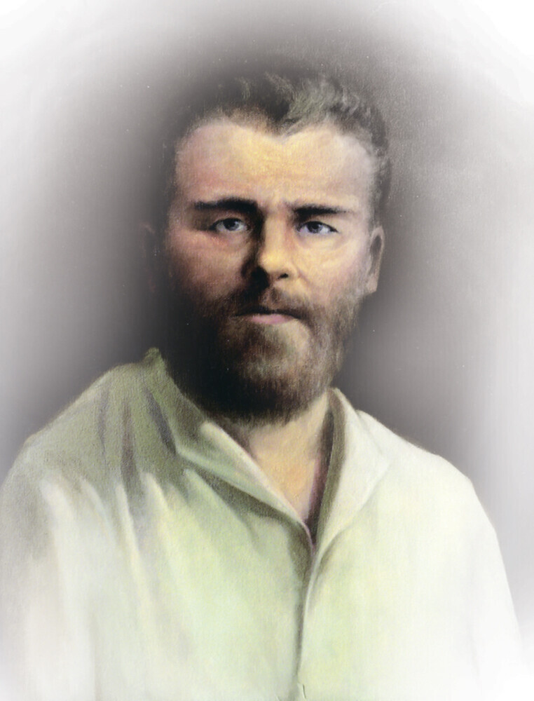 Иконописецот Григориј Журављов, портрет според фотографија, дело на сликарот Николај Колесник
