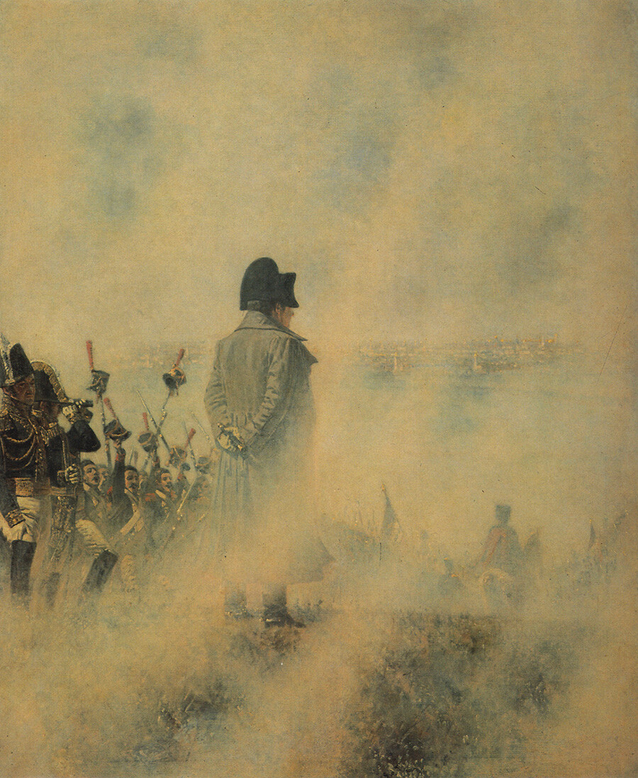 “Napoleon di Bukit Poklonnaya” oleh Vasily Vereshchagin.
