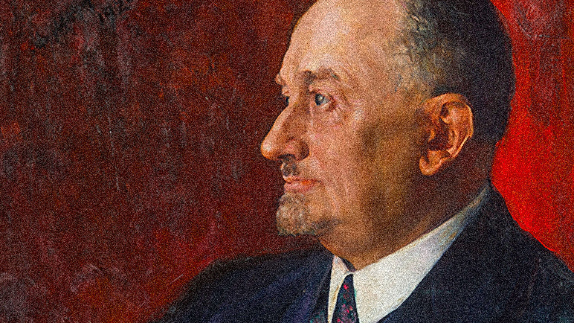 Портрет на Г.В. Чичерин, Москва (?), 1926. Ф.А. Модоров. Картон; масло.
