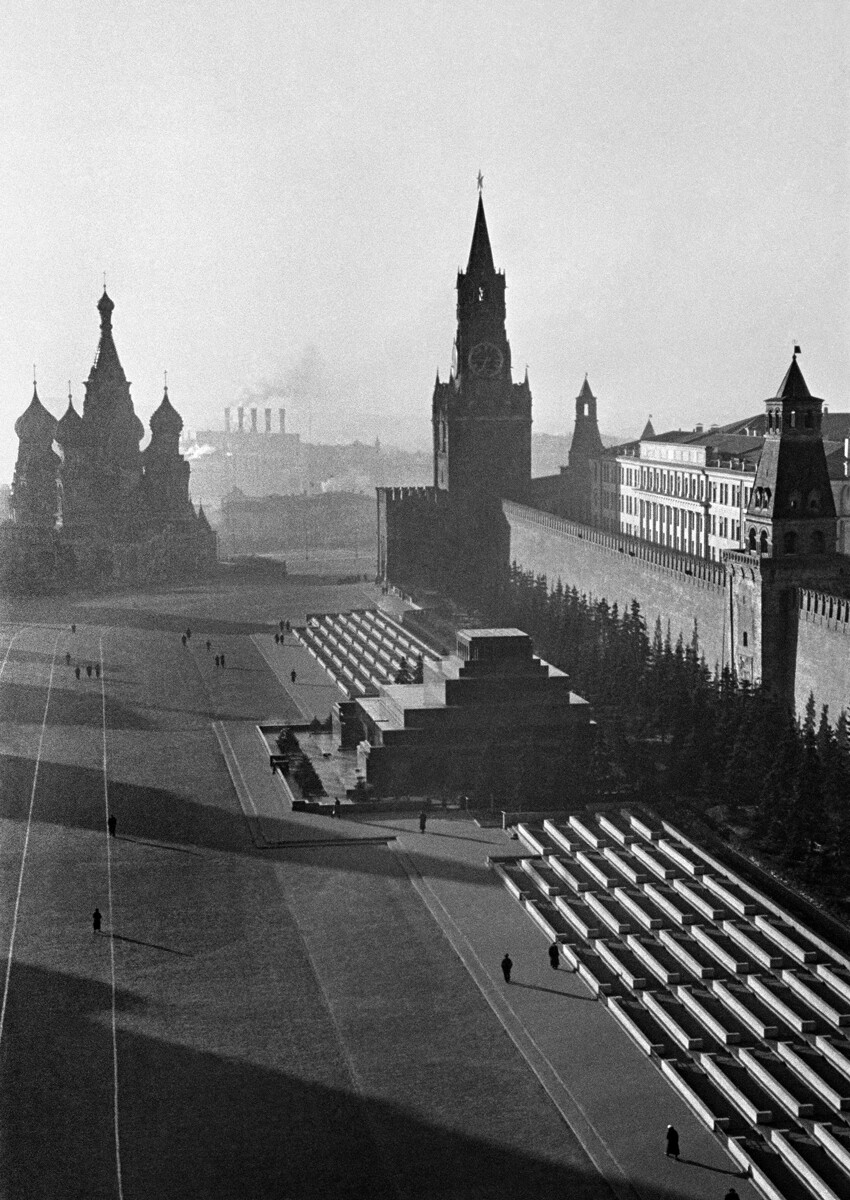 Roter Platz in Moskau, 23. Juni 1941.
