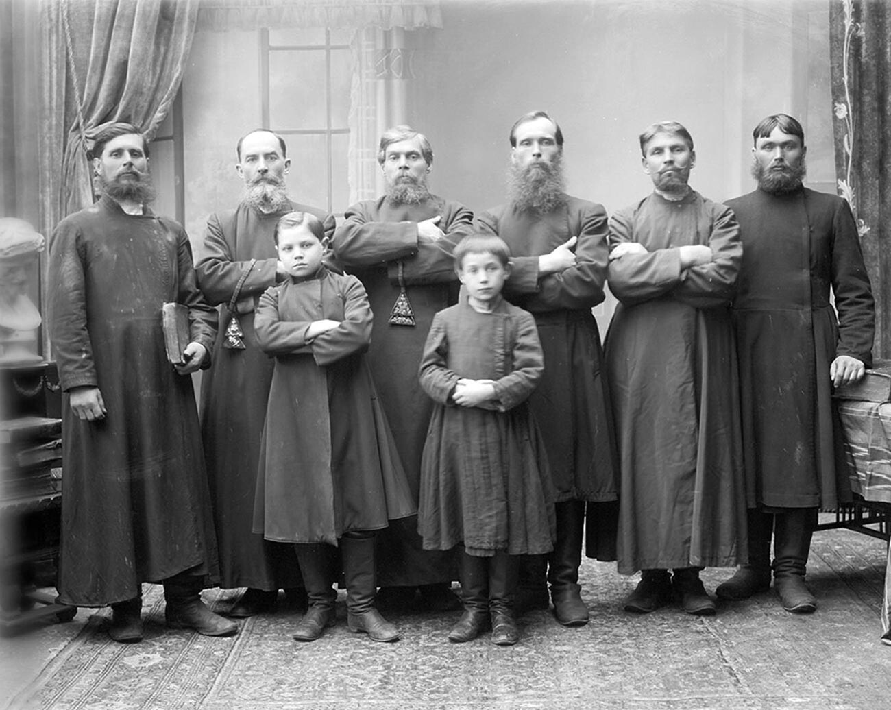 Grupo de velhos crentes de Nijni Novgorod.