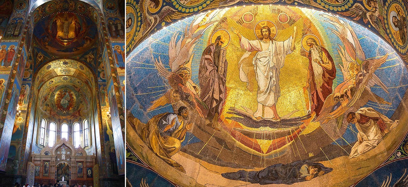 Мозайки в църквата 