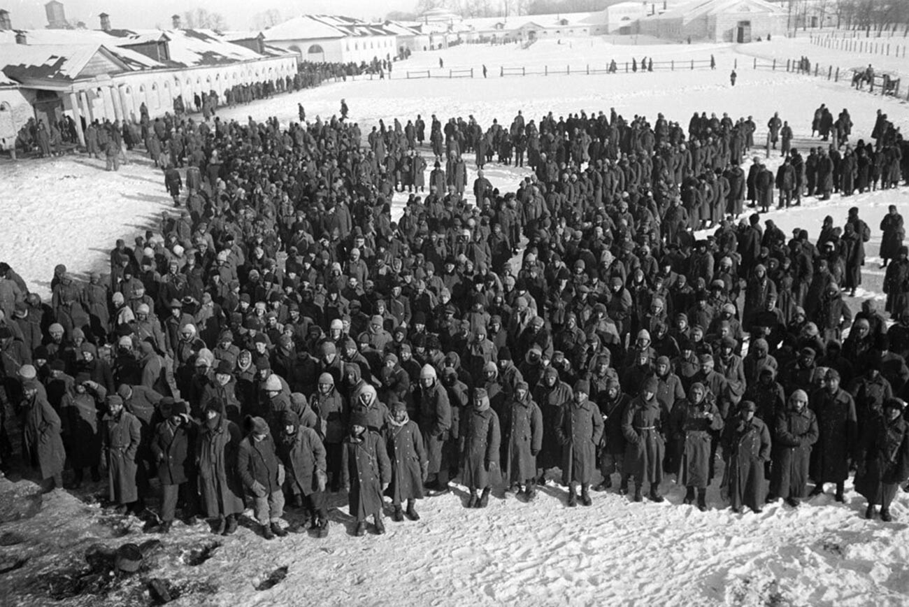 German POWs after the Battle of Stalingrad.