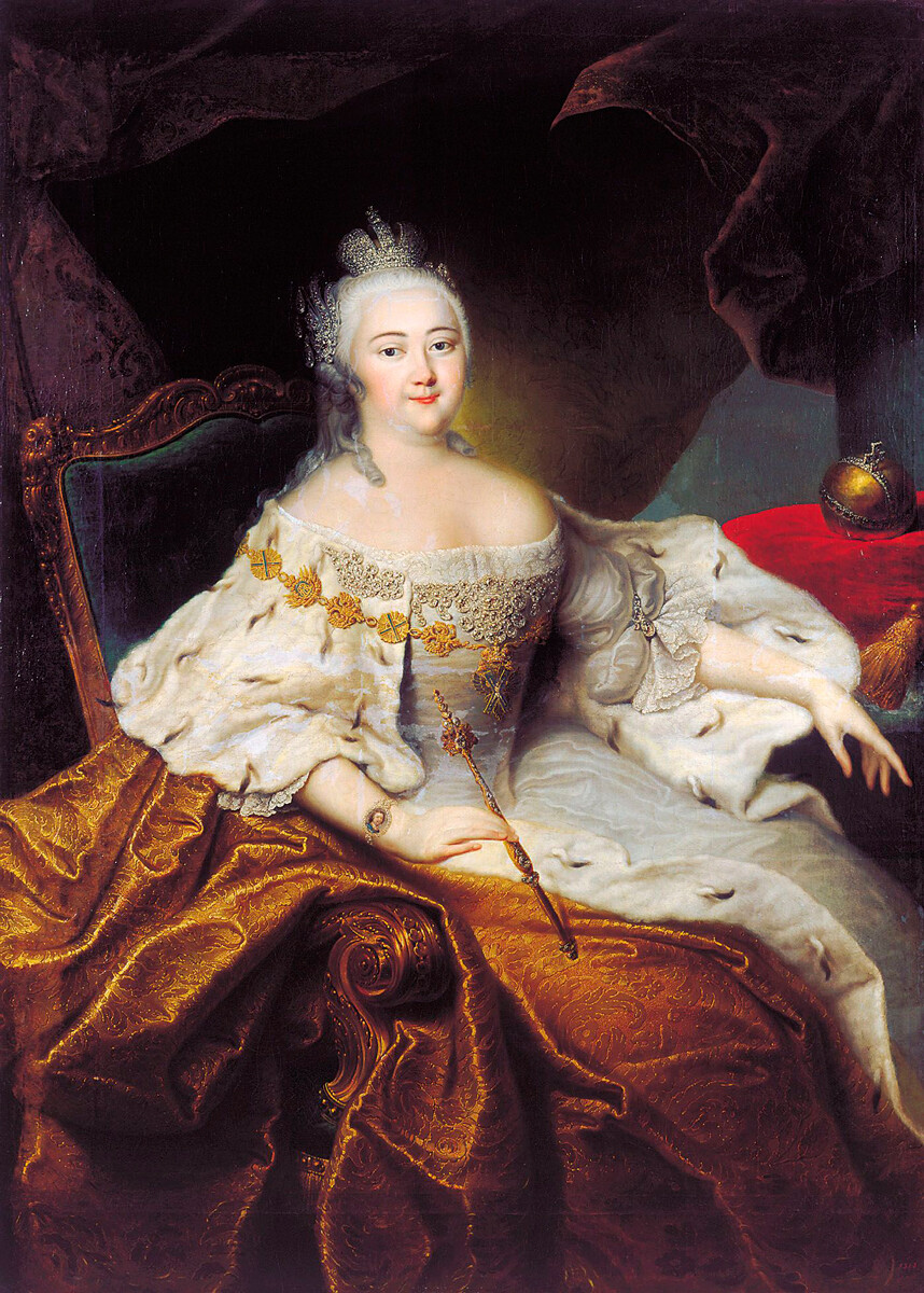 Porträt der Kaiserin Elisabeth Petrowna