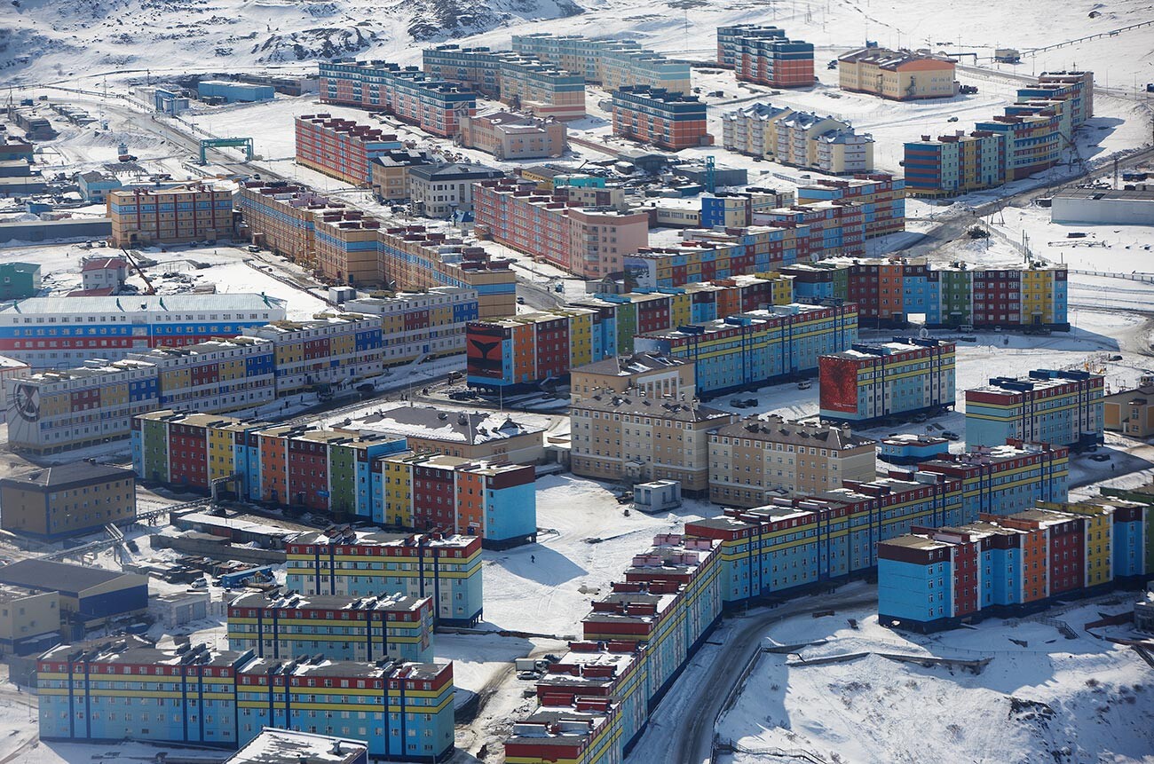 Anadyr pada musim dingin.