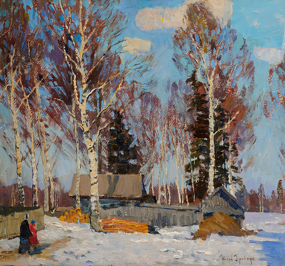 冬の風景画、1940〜1950年代