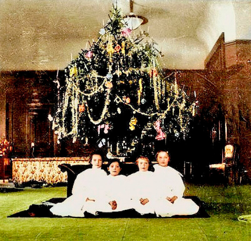 Božično drevo za otroke carskih služabnikov