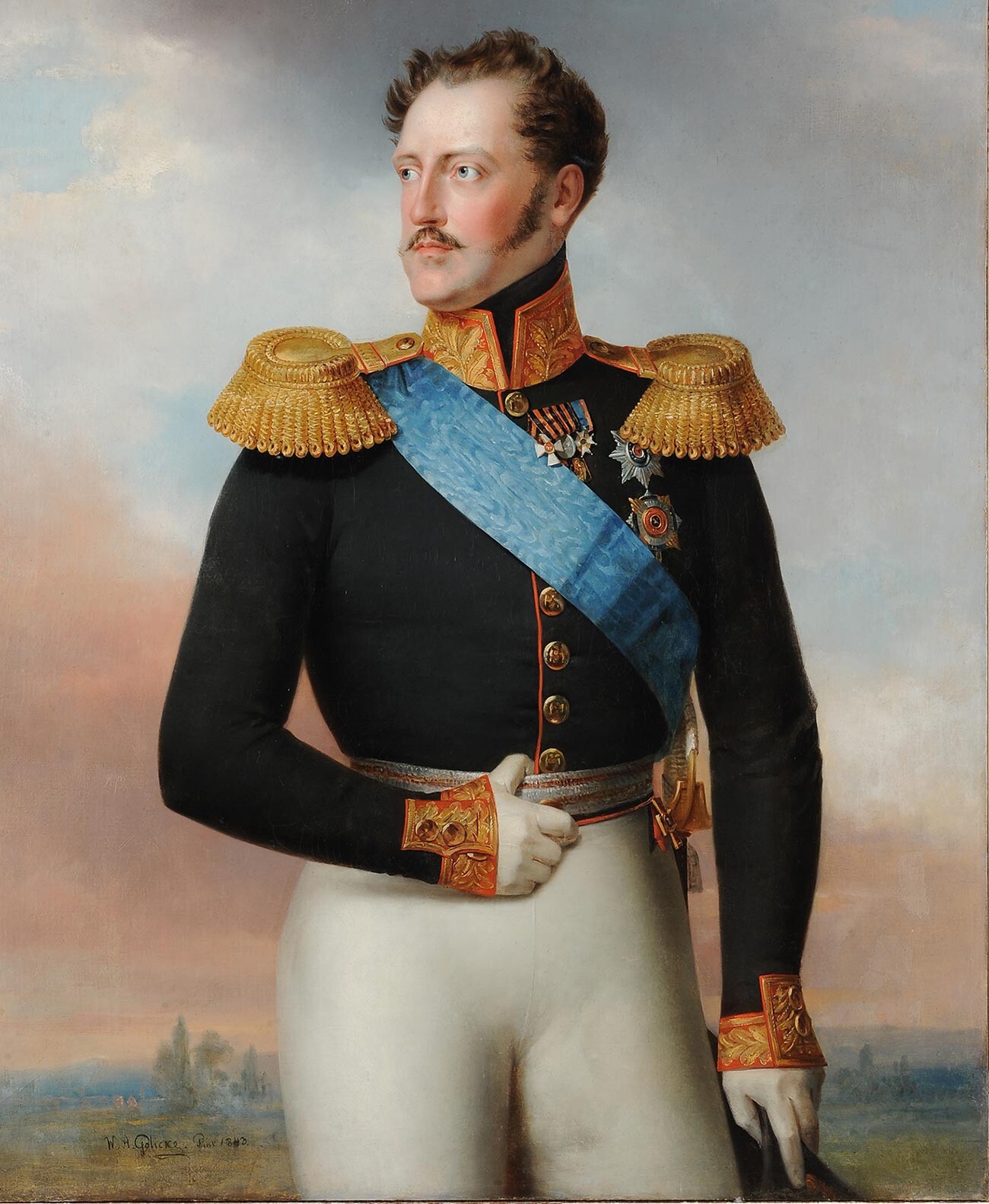 Nikolaj I. v generalski uniformi, 1843 