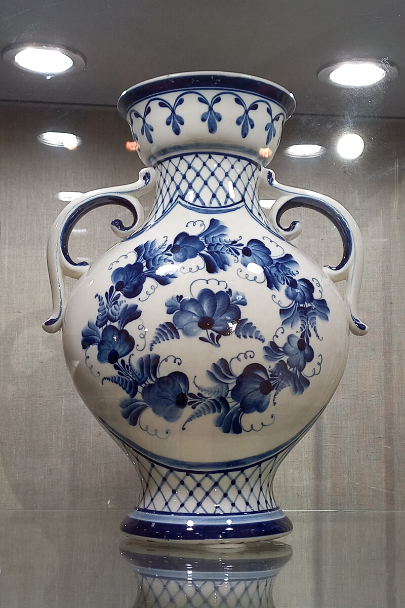 Un vaso esposto in un museo