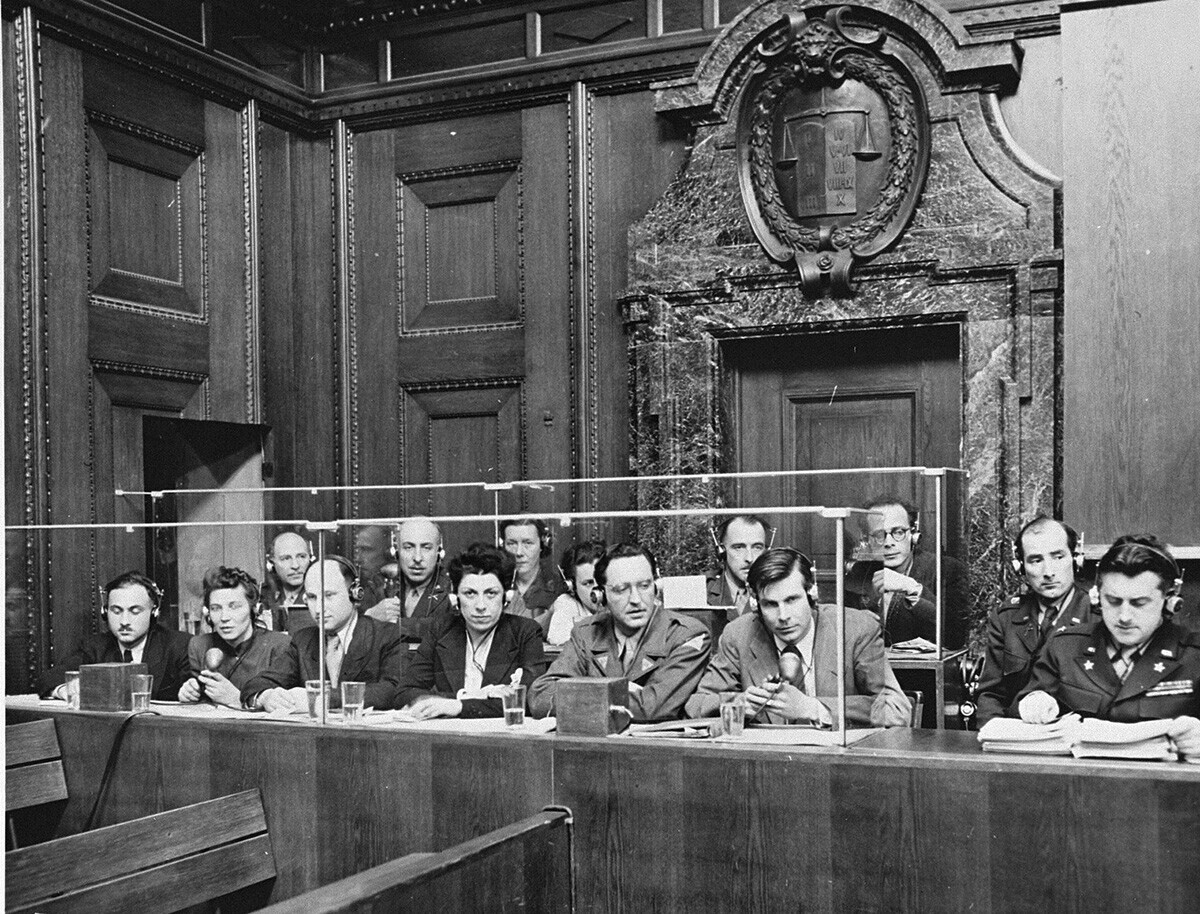 Tribunal militaire international de Nuremberg, section des interprètes