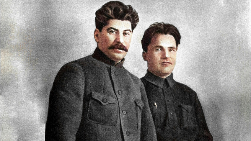 Joseph Stalin and Sergej Kirow.