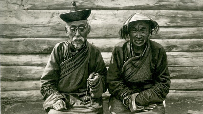 Budistas en Urianjanski krai (Tuva moderna), 1934