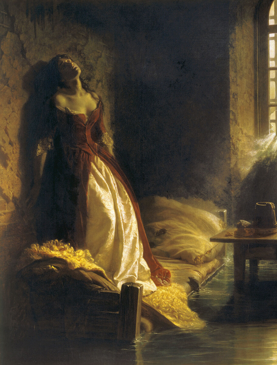 “La principessina Tarakanova”, dipinto del 1864 di Konstantin Flavitskij (1830-1866)
