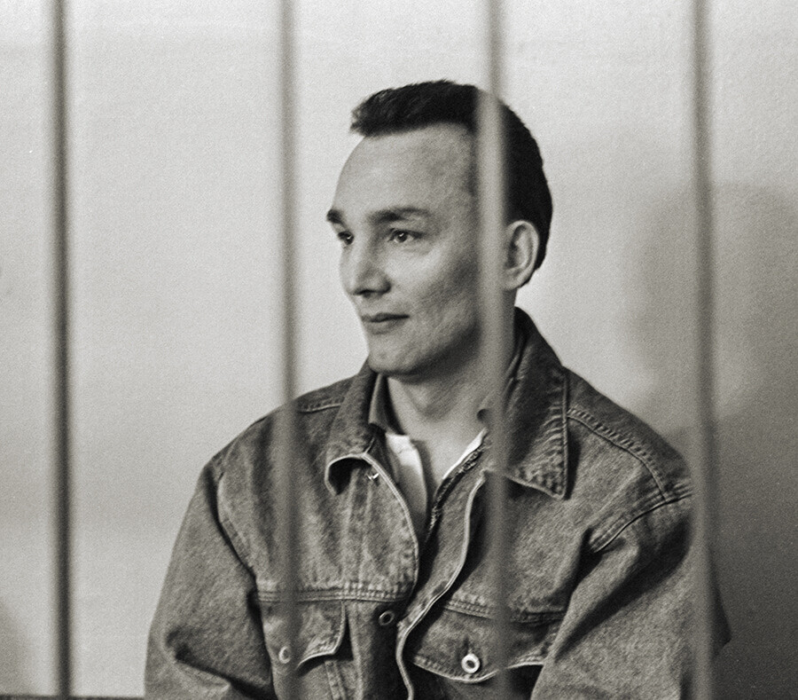 Maduiev en el juicio en 1994.