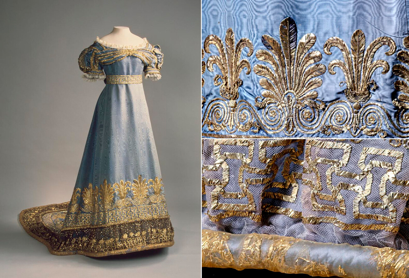 Парадное платье Марии Федоровны (1759-1828), жены императора Павла I. 