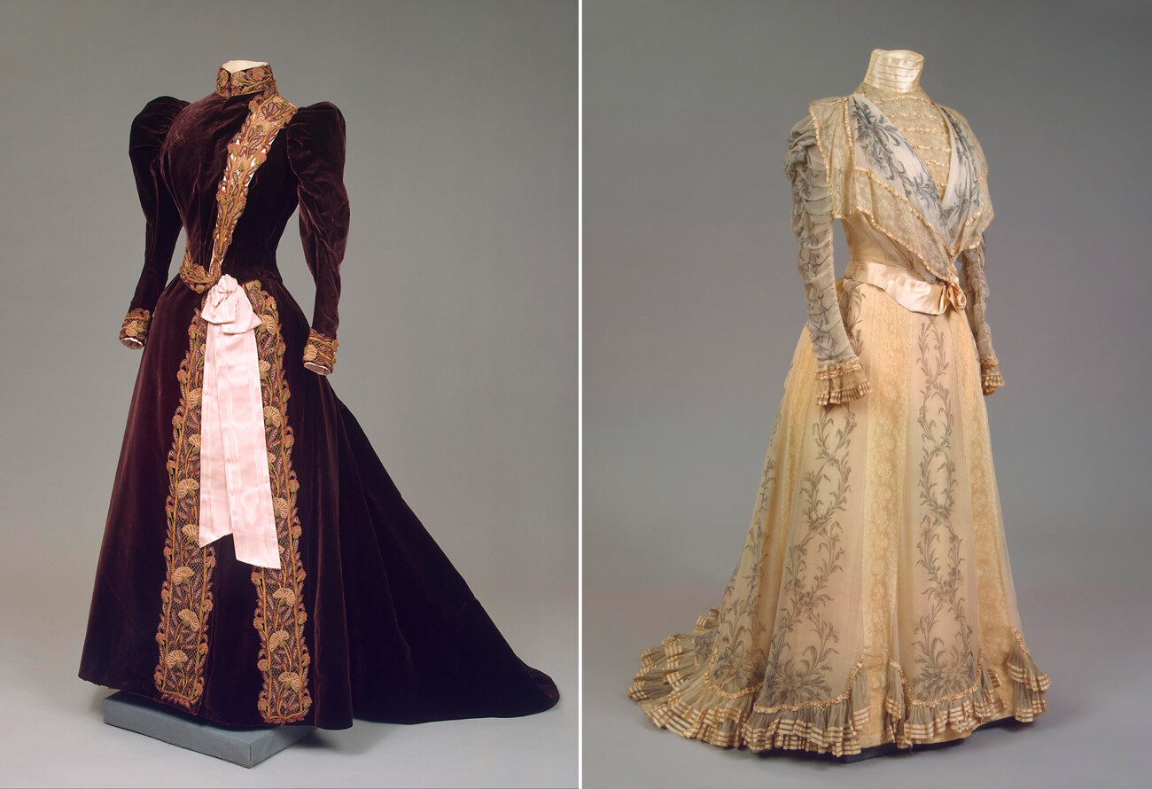 Maria Fedorovna's dresses by Charles Worth.