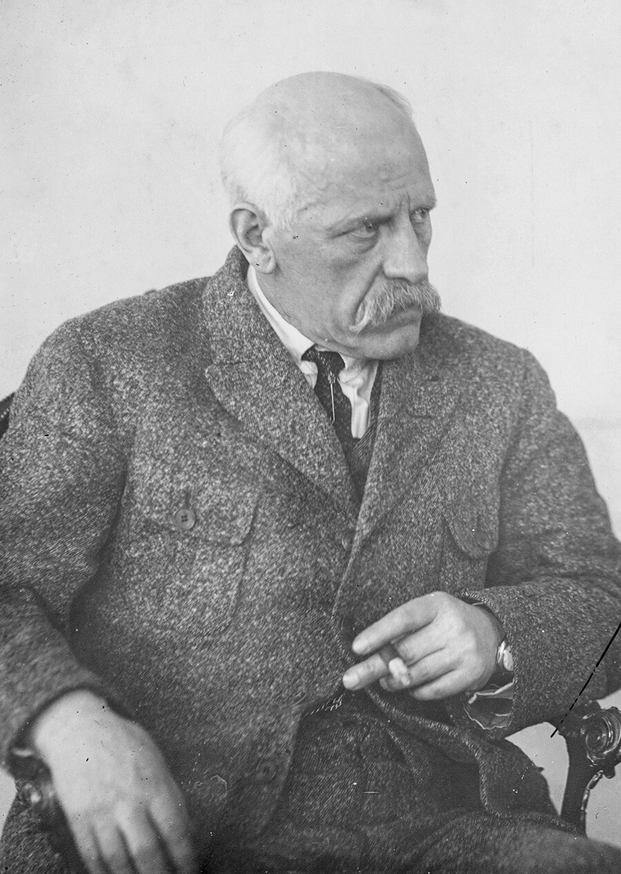 Fridtjof Nansen en Rusia en 1923.