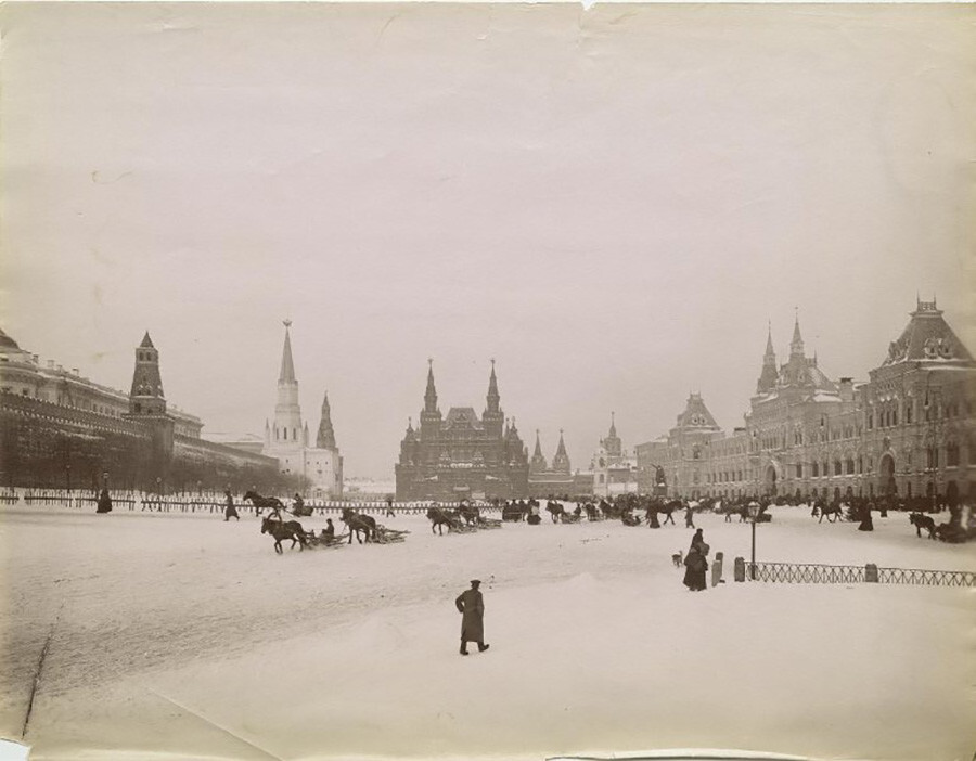 Der Rote Platz in den Jahren 1893-1896.
