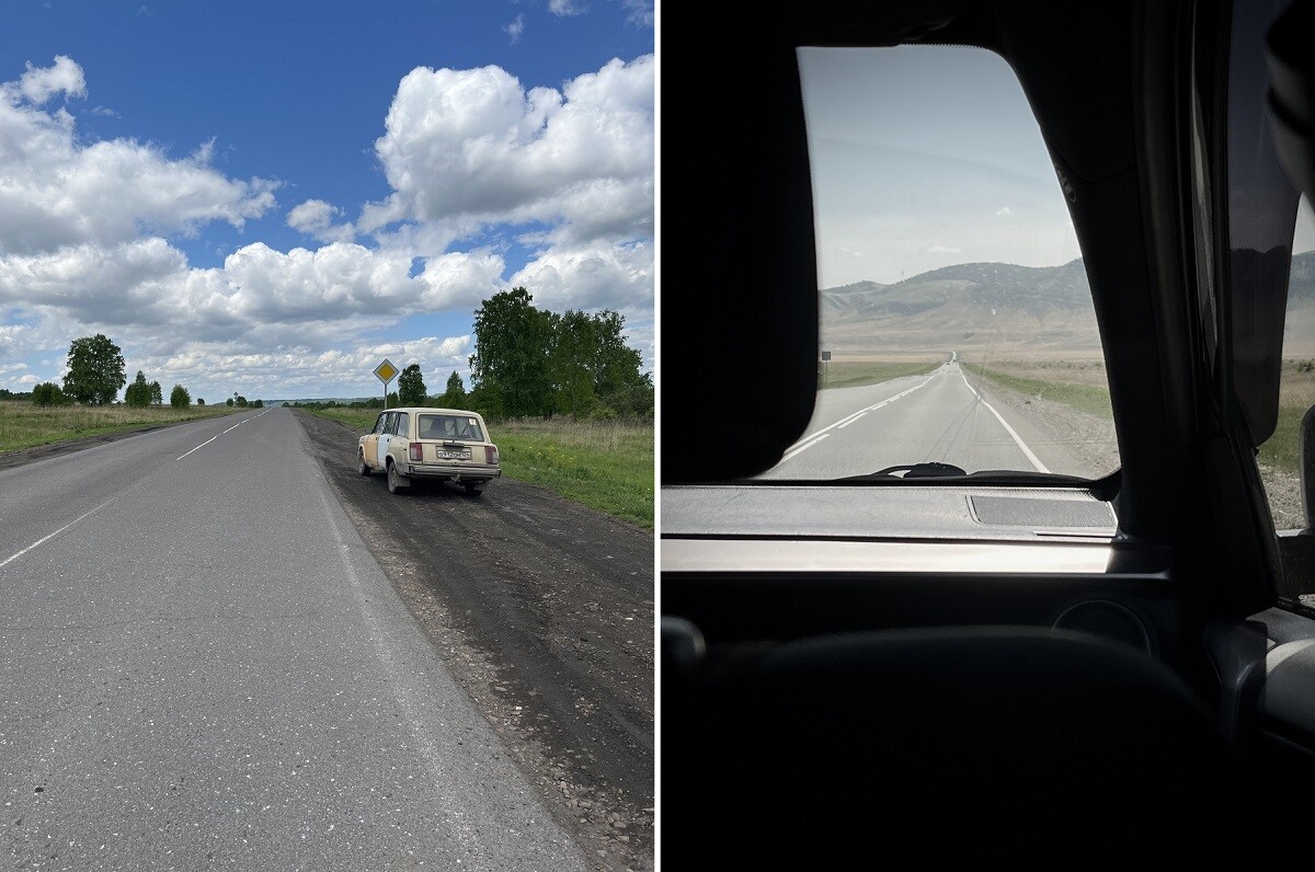 On the road to Abakan.