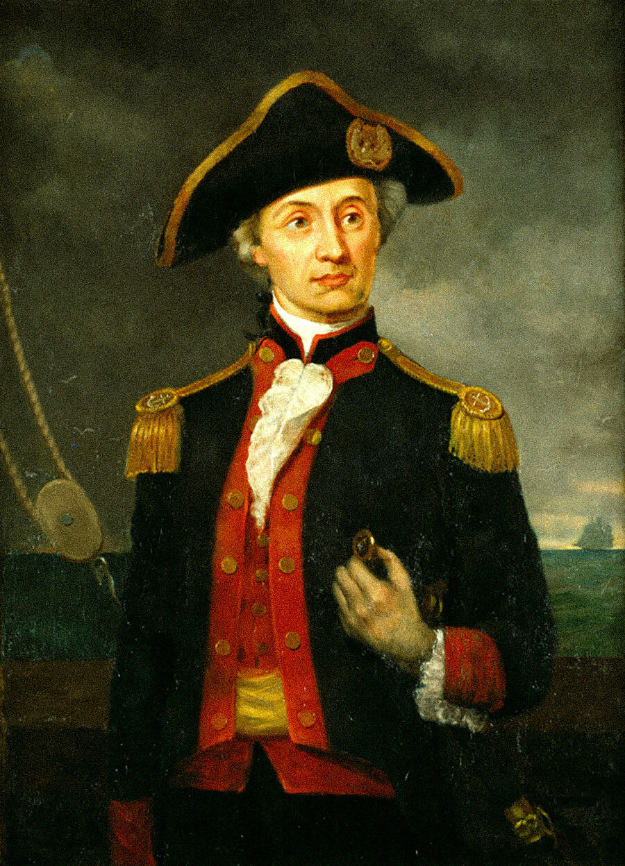 Retrato de John Paul Jones (1747-1792) por George Bagby Matthews