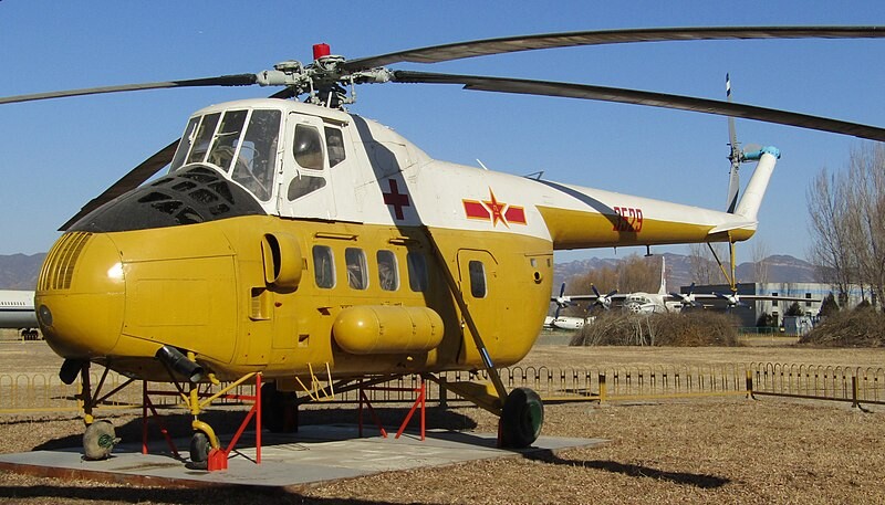 Ejemplar de Harbin Z-5 (la versión china del Mi-4) en el Museo de la Aviación de Beijing
